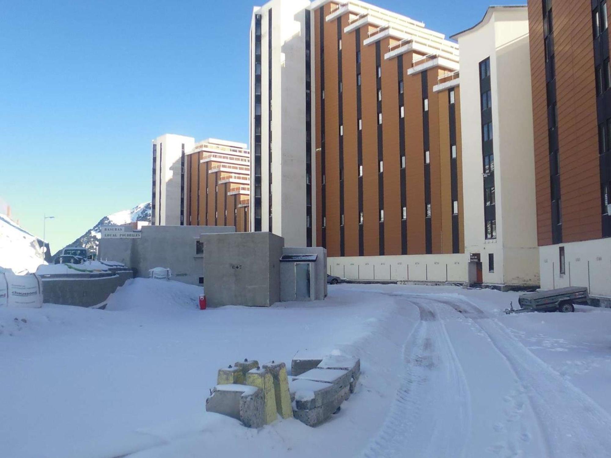 Studio Cabine 4 Pers Avec Balcon Face Aux Pistes - La Mongie - Fr-1-404-166 エクステリア 写真